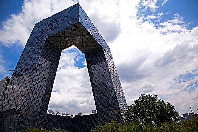 中央电视台新台址效果图